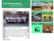 Tablet Screenshot of djkfrankenberg.de